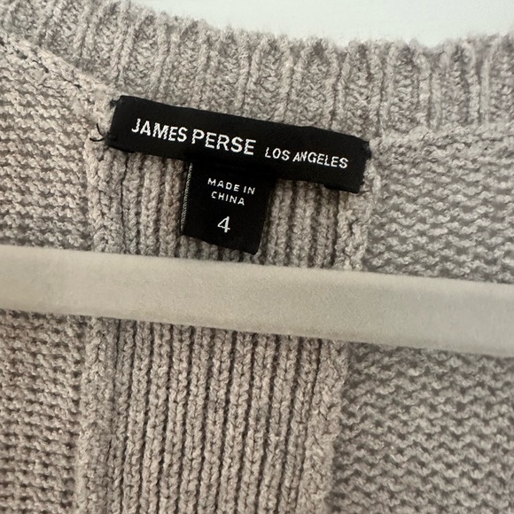 JAMES PERSE LONG KNIT CARDIGAN - Picture 3 of 4